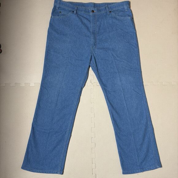 Levi's Other - Vintage Levis Men’s Action Jeans 42x30 Made In USA 50/50 Cotton Poly Light Wash